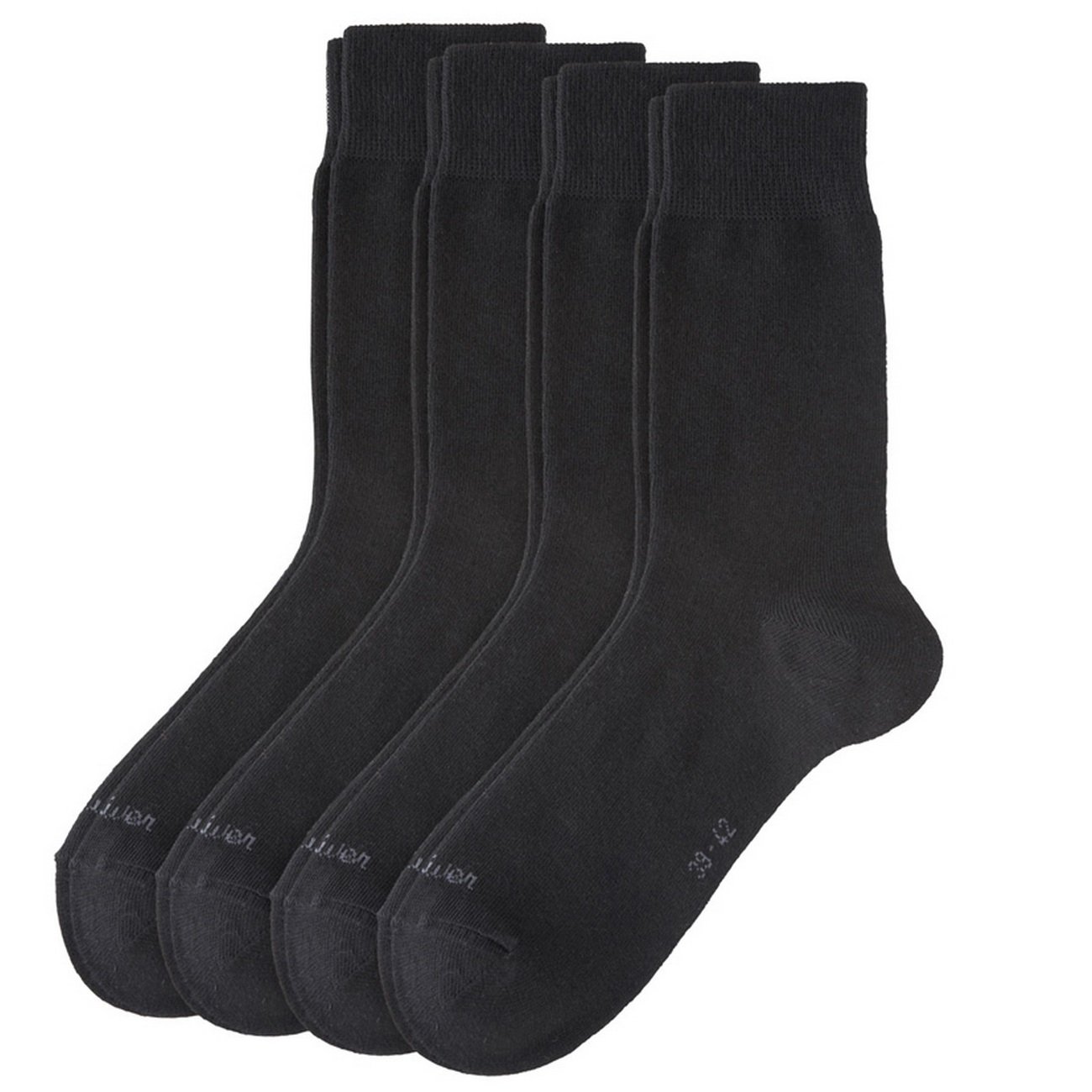 S.Oliver Unisex Classic Socks 8x Pack - Black (05), 35/38