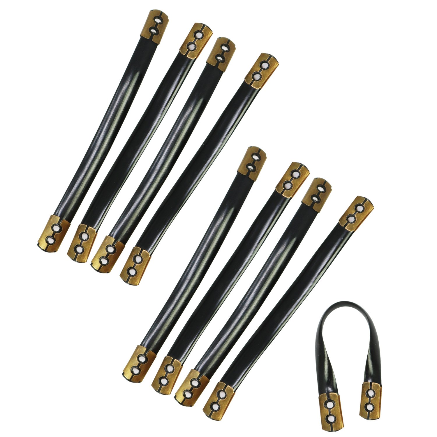 comfour® 9x plastic coat hanger, loop for hanging jackets and coats, 9