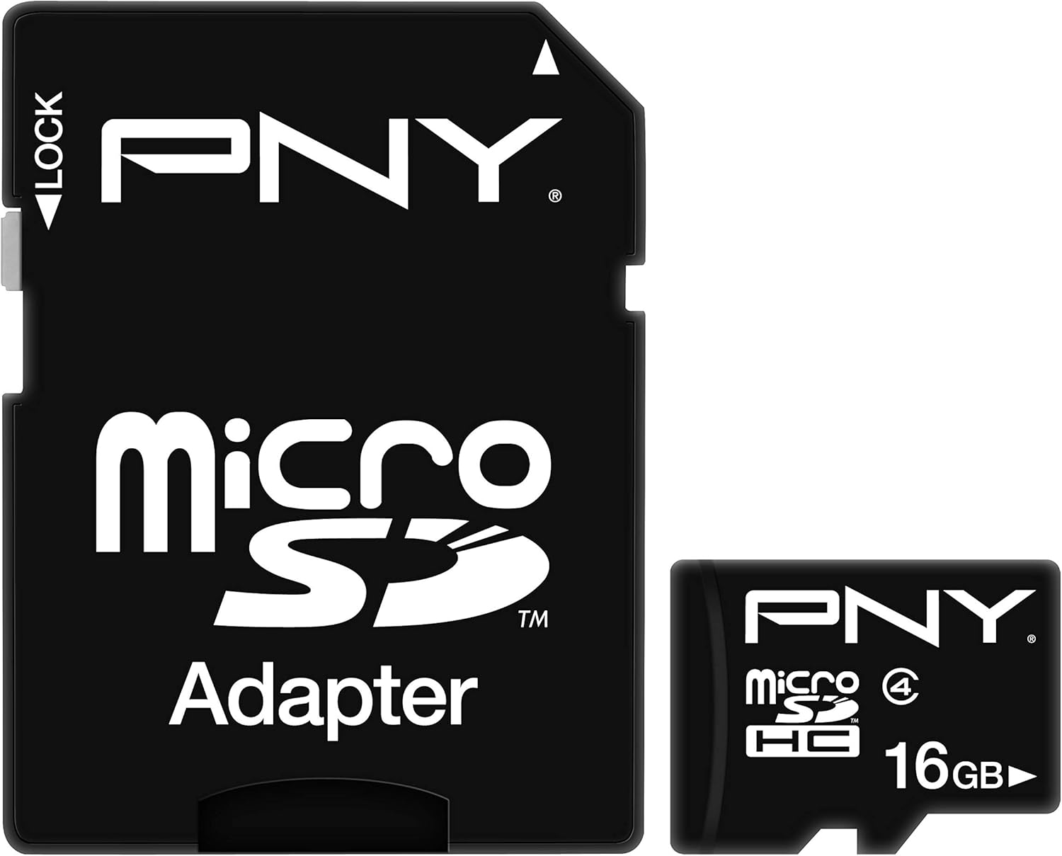 PNY 16GB Performance Class 4 microSD Flash Memory Card 5-Pack (P-SDU16G4X5-MP): Computers & Accessories