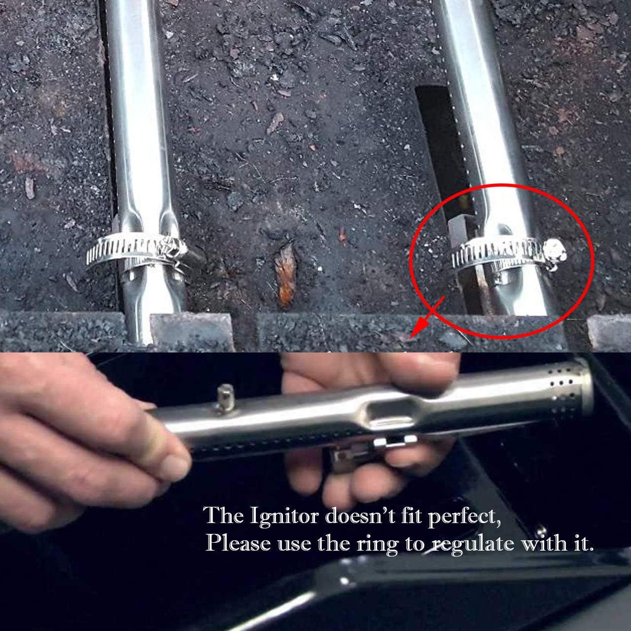 Hisencn Grill Replacement Parts for Charbroil 463436215, 463436214, 463436213, 463439915, 467300115, 463439914, 461372517, G432-Y700-W1, G432-0078-W1, Grill Burner, Heat Plate, Crossover Tube : Garden & Outdoor