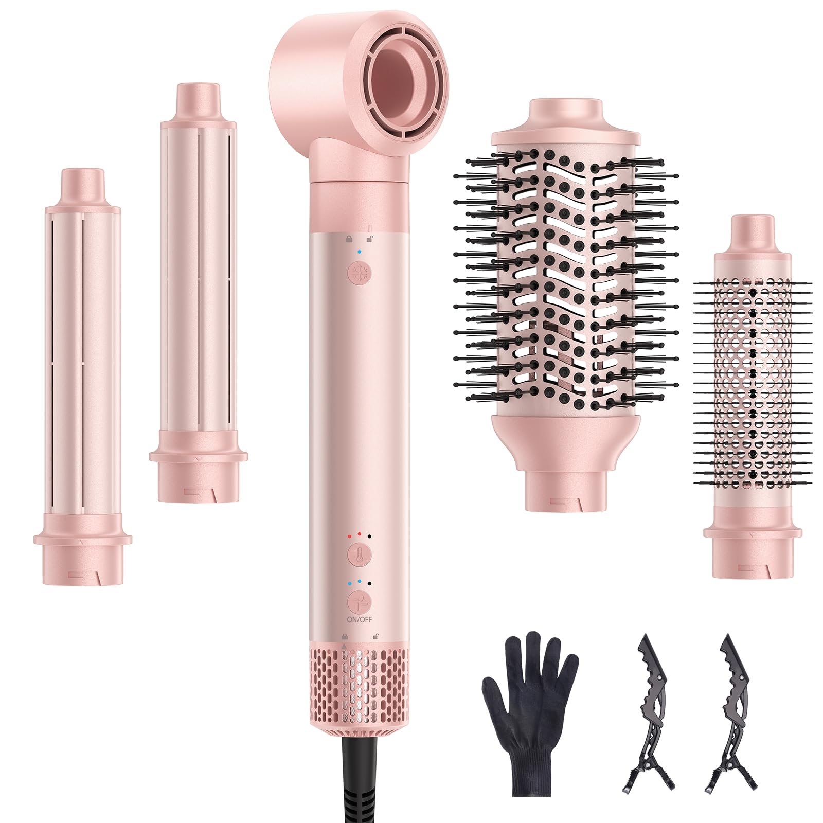 Photo 1 of ***DOSENT TURN ON BUT CAN BVE USED FOR PARTDS****HydraStyl 5 in 1 Hot Air Styler, Hair Dryer Brush with Auto Wrap Curler, 110,000 RPM High-Speed Blow Dryer Styler, Frizz-Free Styling for All Hair Types-Straight, Wavy & Curly, No Heat Damage, 1200W
