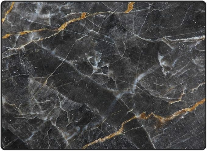 Amazon.de: Orediy Weiche Teppiche, dunkelgrau, Marmor, großer leicht