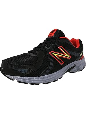 New Balance Mens M45OCB3 Low Top Lace Up Running, Black/Velocity, Size 7.5