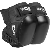 TSG Knee Pads Force III Kneepads - Skateboard, Hardshell, EVA Foam, Protective Gear, Crash Protection, Replaceable PE Cap, Tear Resistant Nylon, Certified, Open Back, Adults, Swiss Design