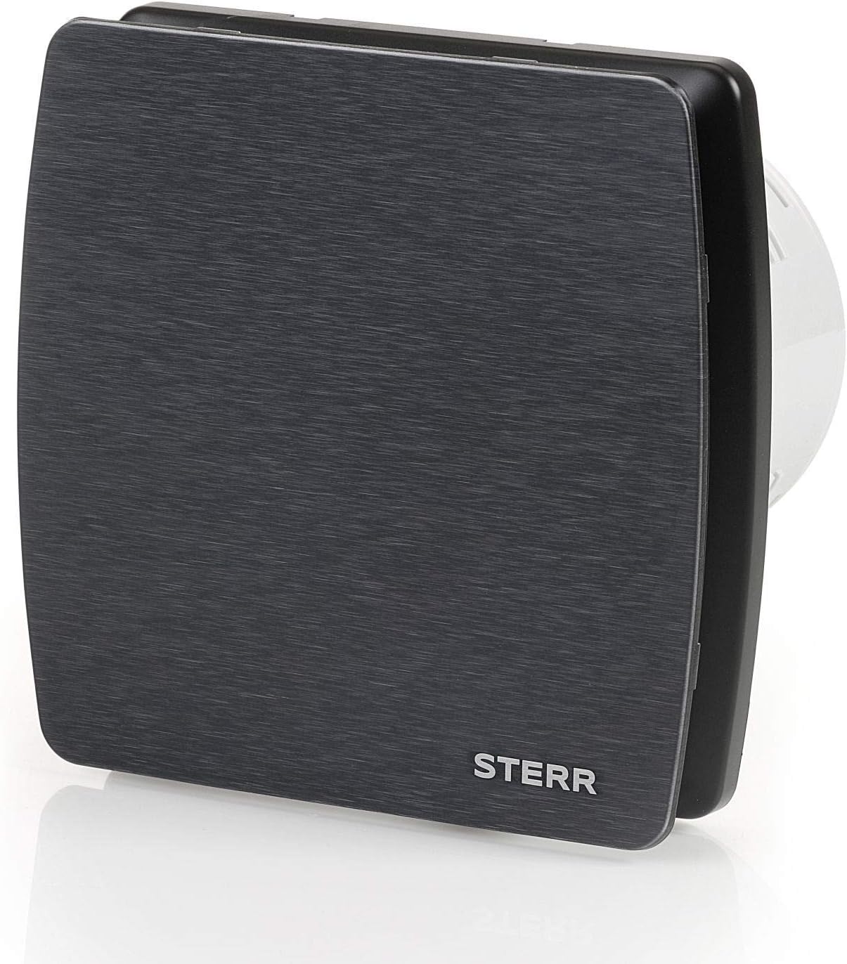 STERR Bathroom Extractor Fan LFS100-QB 100 mm with Backdraft Shutter Black - Silent Bathroom Fan - Image 3