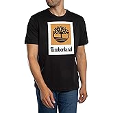 Timberland Mens Square Stack Logo Short Sleeve T-Shirt