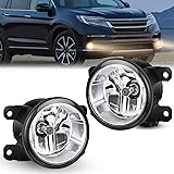 Nilight Fog Lights Assembly Compatible with 2013