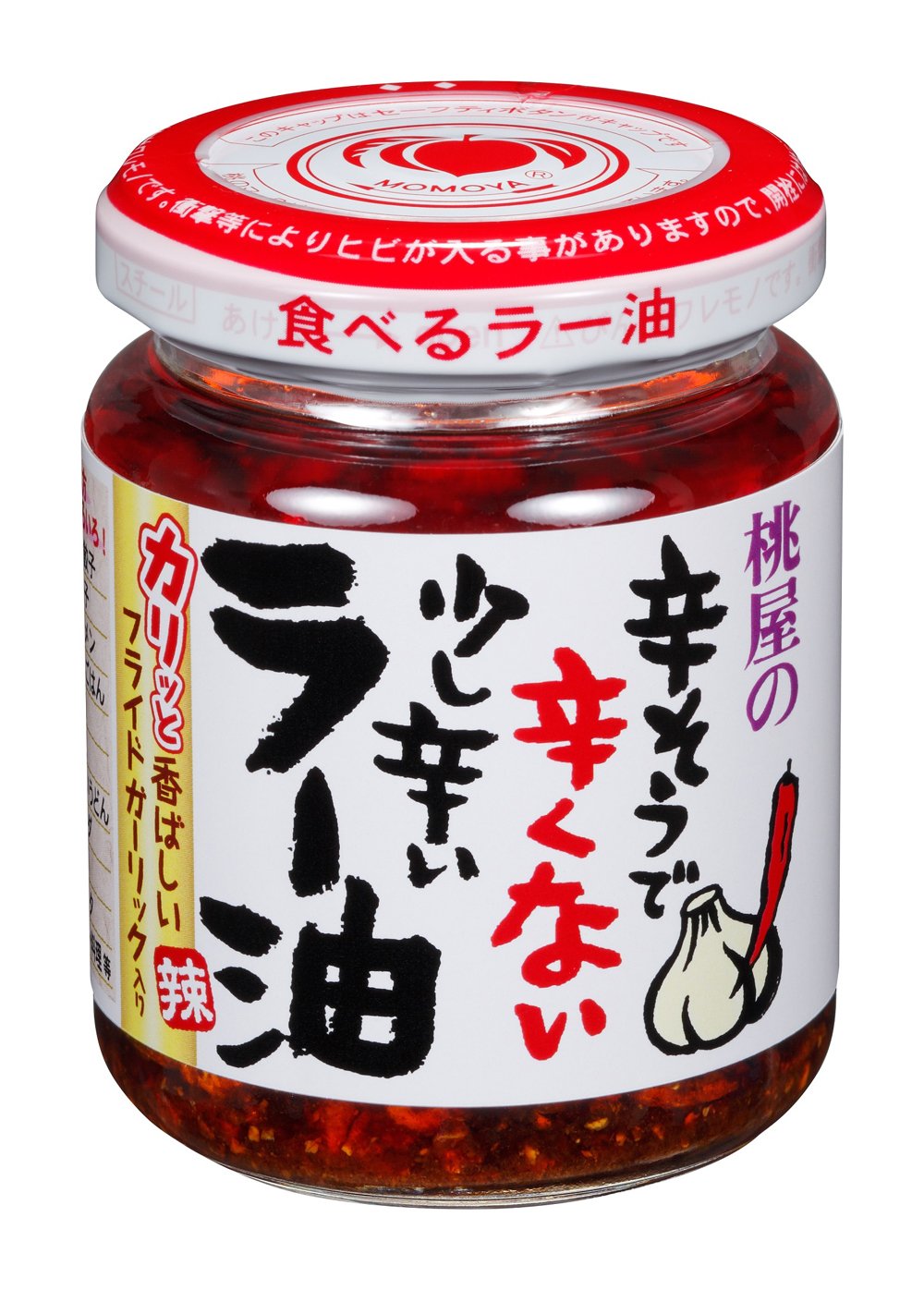 Momoya Chili Oil with Fried Garlic Taberu Layu 3.88 Oz Buy Online in