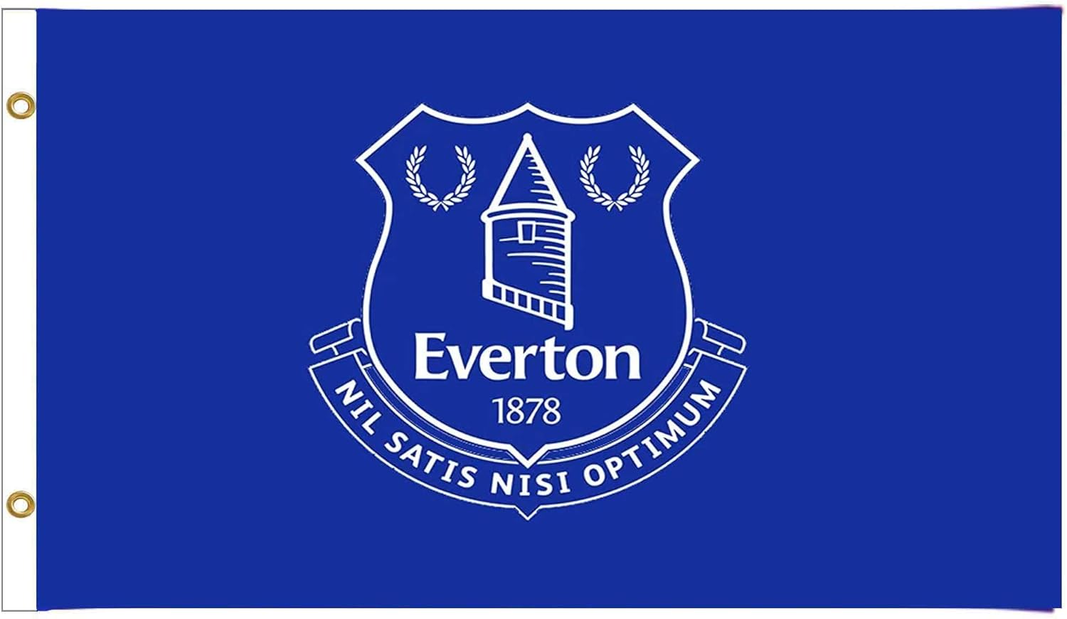 Everton FC Official Football Crest Giant Flag (5ft x 3ft & 100