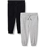 Amazon Essentials Boys and Toddlers' Disney Cotton Joggers 2 pack