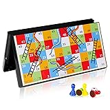KIDAMI Magnetic Snakes and Ladders Game Set with