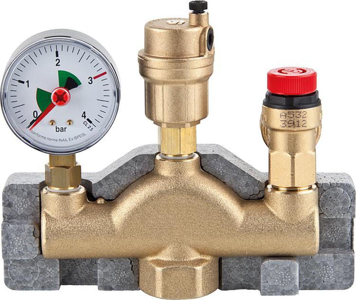 Caleffi Heating boiler group, 1 inch internal thread with insulation up to 100 kW, 302634