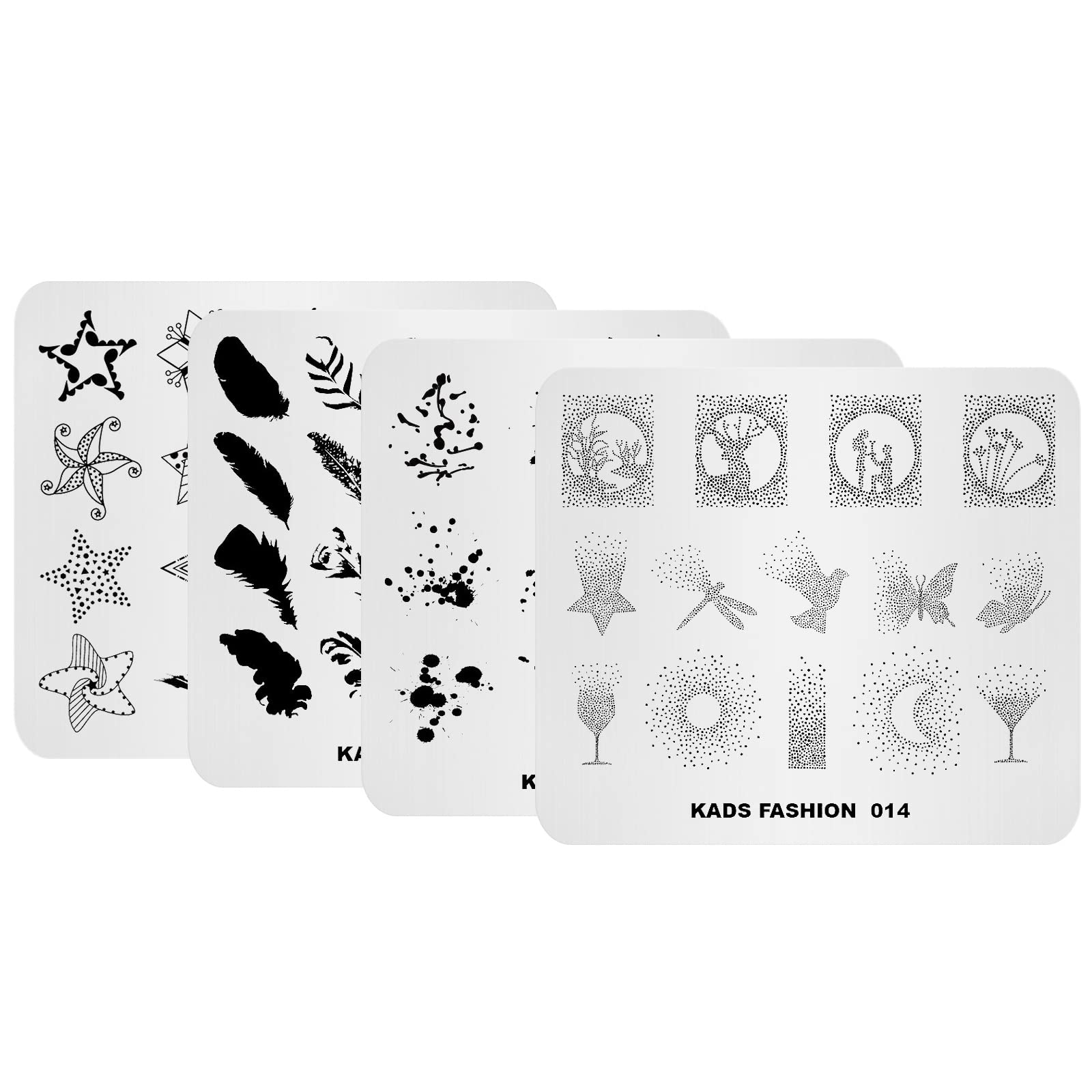 KADS Nail Art Stamp Plate Fashion Series Nail stamping plate Template Image Plate Nail Art DIY Decoration Tool โ image 1