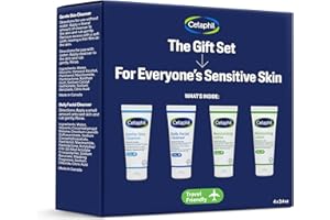 CETAPHIL Skincare Gift Set & Travel Companion for Sensitive Skin | Gentle Skin Cleanser, Daily Facial Cleanser, 2 x Moisturizing Lotion | TSA Approved | Dermatologist Recommended Brand