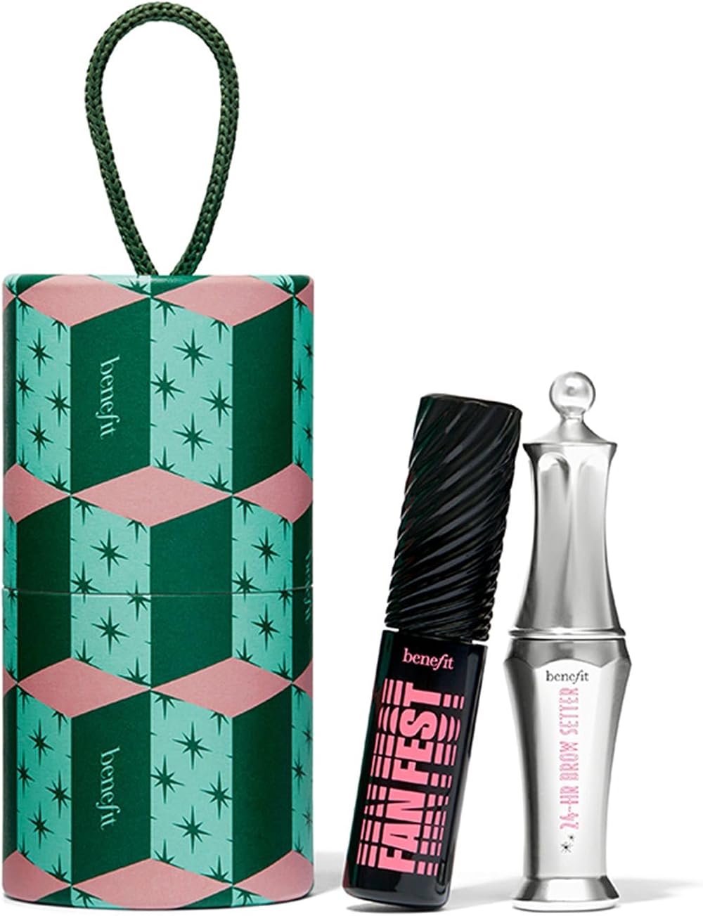 Benefit Lash & Brow Bells Duo Mini Fan Fest Mascara 24-Hr Brow Setter Gift Set