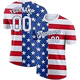 Custom Sports T-Shirts Personalized Baseball Jerseys for Men Women Youth Boys, Design Your Own Softball Team Uniform