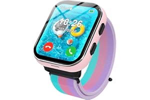 AYATAHA 4G Smart Watch for Kids, Smartwatch with Phone Call, Video, Camera, MP3, SOS, Music, Learn Card, and Puzzle Games, Gi