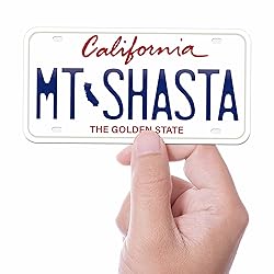 California License Plate Stickers for