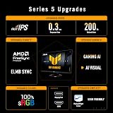 ASUS TUF Gaming VG249Q5R 24 Inch Full HD Monitor 200 Hz Freesync HDR10 view 2