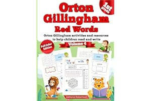 Orton Gillingham Red Words. Orton Gillingham activities and resources to help children read and write. Volume 4. Grade 1. Ful