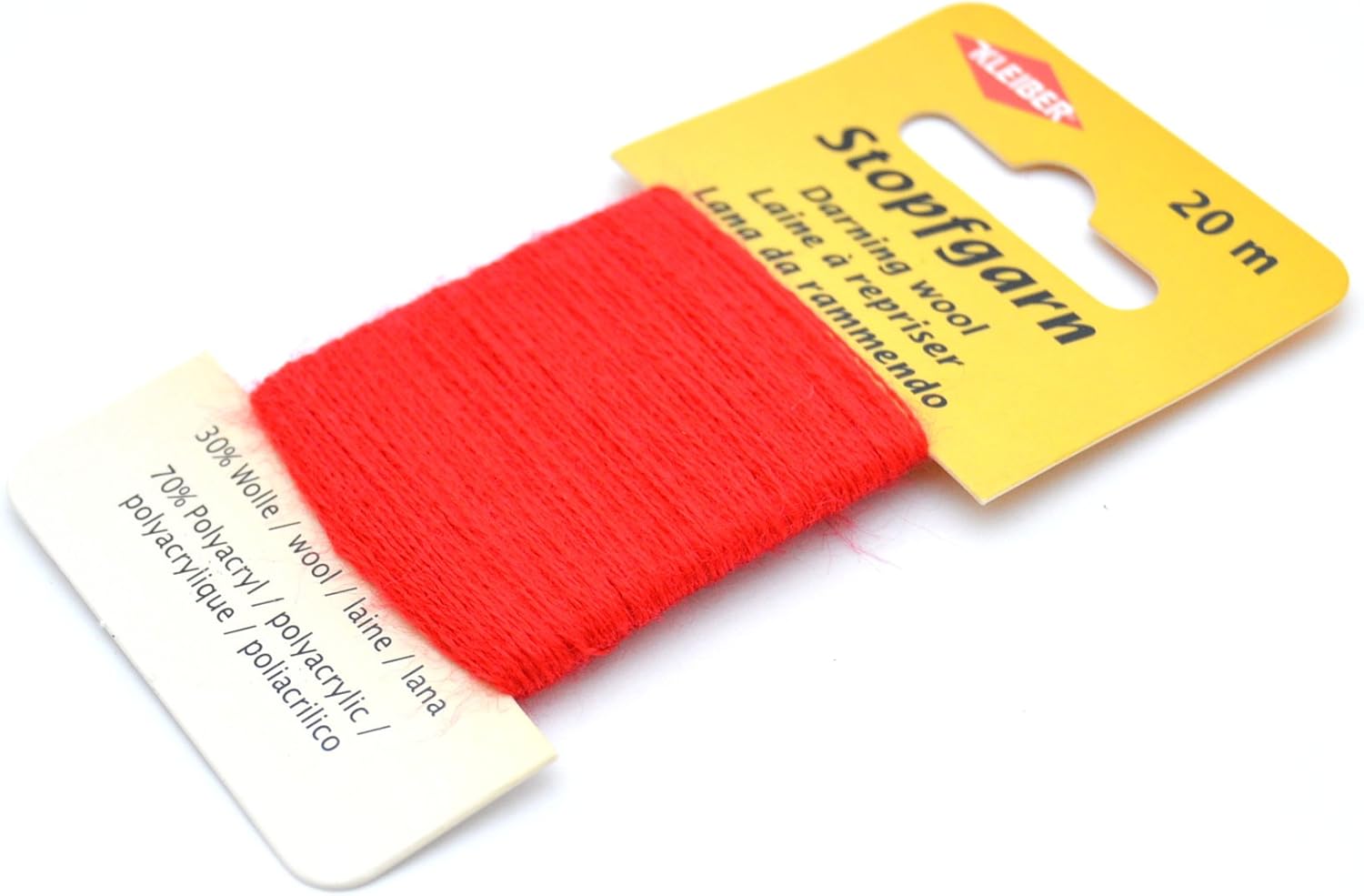 Kleiber 20 m Darning Wool, Red, 20 metros - Image 3