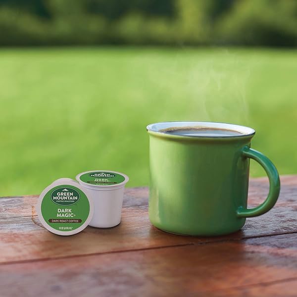 GREEN MOUNTAIN COFFEE ROASTERS DARK MAGIC, SINGLE-SERVE KEURIG K-CUP PODS, DARK ROAST COFFEE PODS, 48 COUNT (2 PACKS OF 24)