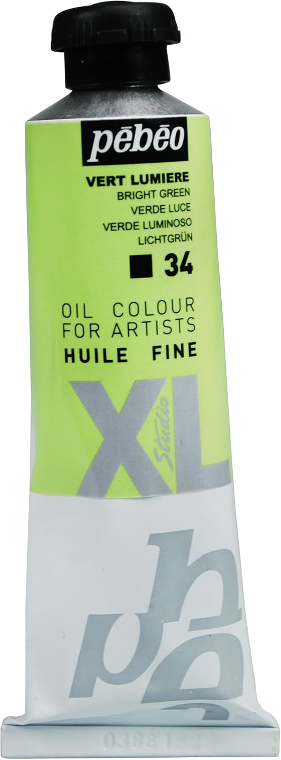 PEBEO 937034 Studio Oil, Bright Green, 37ml, Light Green, 37 ml (Pack of 1)