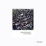 Hemway Holographic Black Glitter Shaker 130g Extra Chunky 1/24" Flake view 2