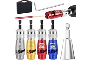 HERDUSA Wire Stripper for Drill Wire Twister Wire Stripping and Twisting Tool, Adjustable Cable Stripper Electrician Tool Wire Connecter Electric Tool Set