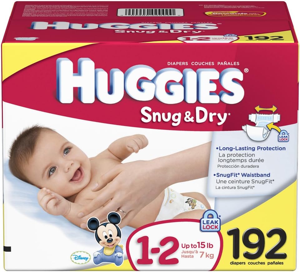 192 huggies diapers