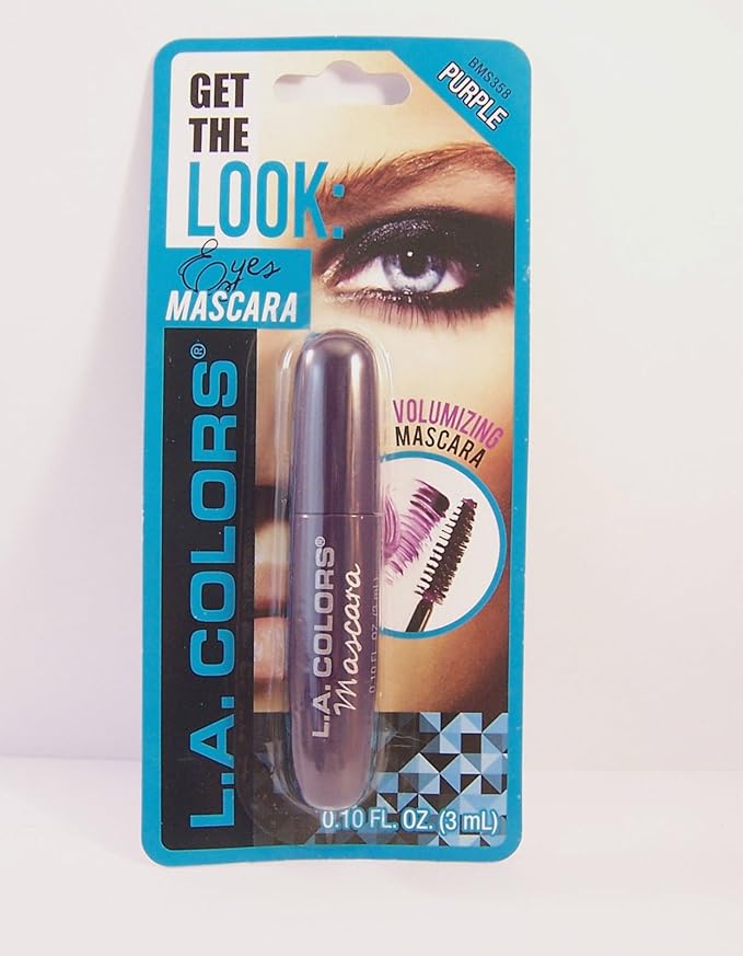 LA Colors Volumizing Mascara, BMS358 PURPLE, 0.10 Fl Oz