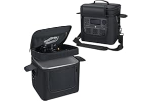 SPEQERK Carrying Case Compatible with ECOFLOW River 2 Pro, Portable Power Station Travel Bag with Multi-poclet for River 2 Pro, Generator Protective Cover Storage Bag Compatible with Ecoflow River 2 Pro