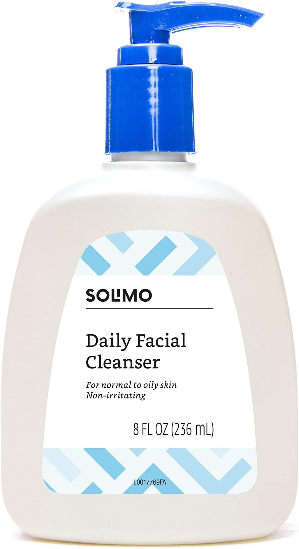 Amazon Brand - Solimo Daily Facial Cleanser, Normal to Oily Skin, 8 Fluid Ounce