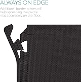 ComFy Mat 20 Interlocking Exercise Tiles 1x1 Non-Slip Grey with Bag view 8