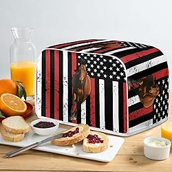Talayituse American Flag Horse 4 Slice Toaster