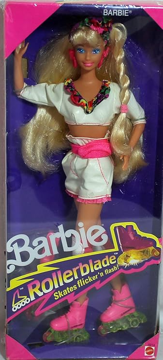 rollerblading barbie