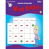 Mind Benders Level 3 Workbook - Deductive Thinking Skills Puzzles (Grades 3-6)