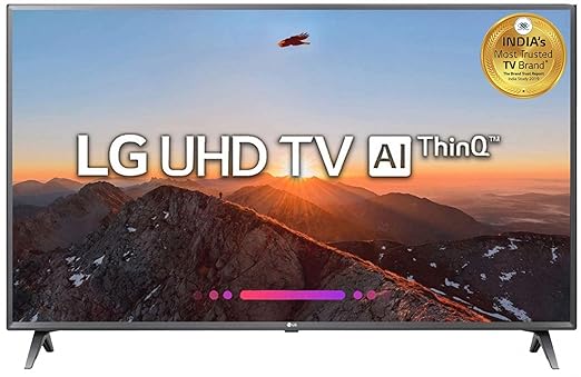 LG 126 cm (50 Inches) 4K UHD LED Smart TV 50UK6560PTC (titan) (2018 model)