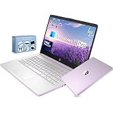 HP 14&rdquo; Ultra Light Thin Laptop Computer 2026 Premium, MS Office, Copilot AI, 4-Core Intel CPU, 4GB DDR5 RAM, 628GB Storage (128GB UFS+500GB Ext), Long Battery, MarxsolAccessory, Win 11 Pro, Lavender