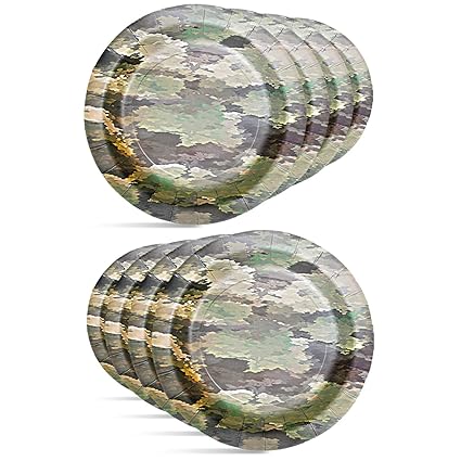 Amazon Com Havercamp Us Army Military Paper Plates Authentic