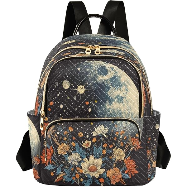 Amazon.com: ALAZA Sea Turtle Coral Reef Black Women Backpack  display picture 1
