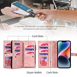 TwoHead Designed for iPhone 14 Wallet Case with