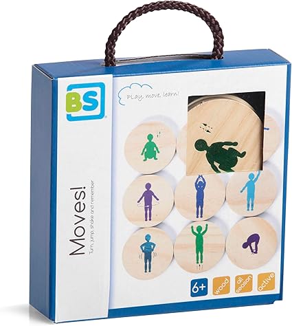 Amazon Com Buitenspeel Toys Ga264 Moves Active Game Of Memory And Body Movements Multicolor Toys Games