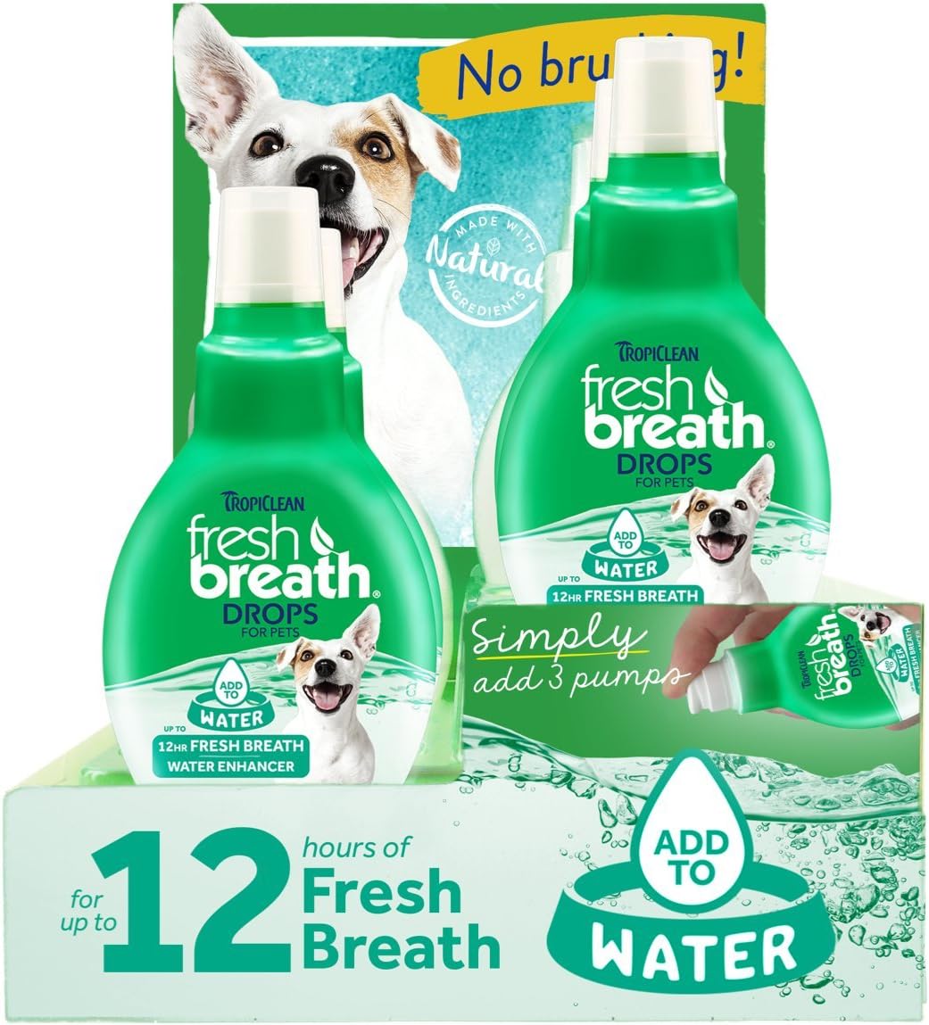 drops for dogs bad breath