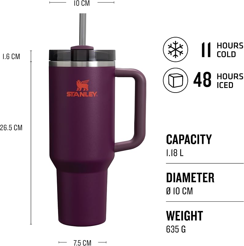 1913 Quencher H2.0 FlowState Trinkbecher 1.2L - Plum