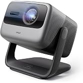 JMGO N1S Ultimate Triple Laser 4K Projector, 3300 ISO Lumens, Google TV | Real-Time Auto Screen Fit, HDR10, 300", Blu-ray 3D, Home Theater Projector with 20W Dolby Digital+