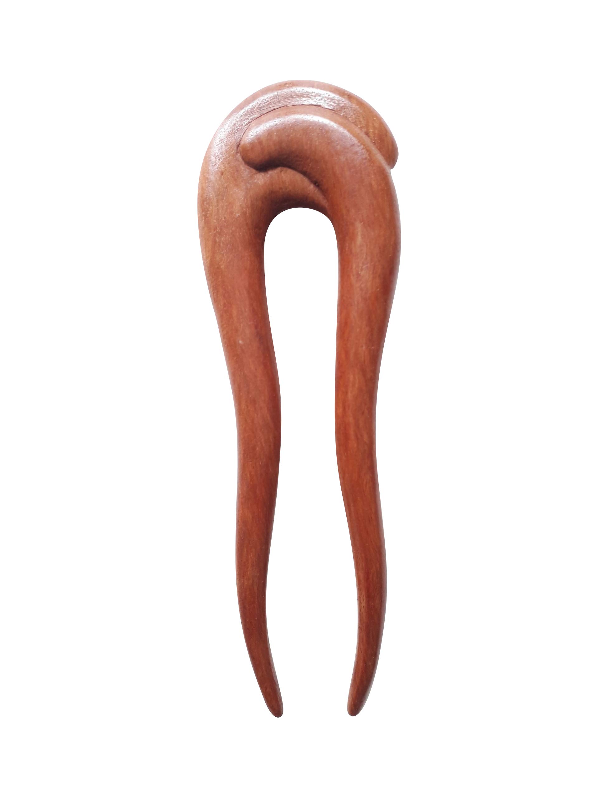 Marycrafts Wooden 2 Prongs Hair Fork Hair Stick Hair Accessories Handmade