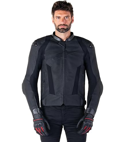 Amazon.com: Alpinestars GP Plus R V4 Rideknit Leather Jacket, Race