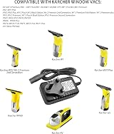 RAOKSUNE 5.5V 600mA Vacuum Cleaner Charger for Karcher WV50 WV60 WV70 WV75 view 2