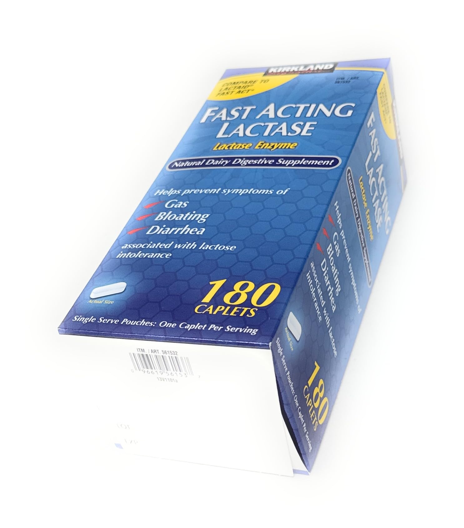 Kirkland Signature Fast Acting Lactase - 180 Caplets